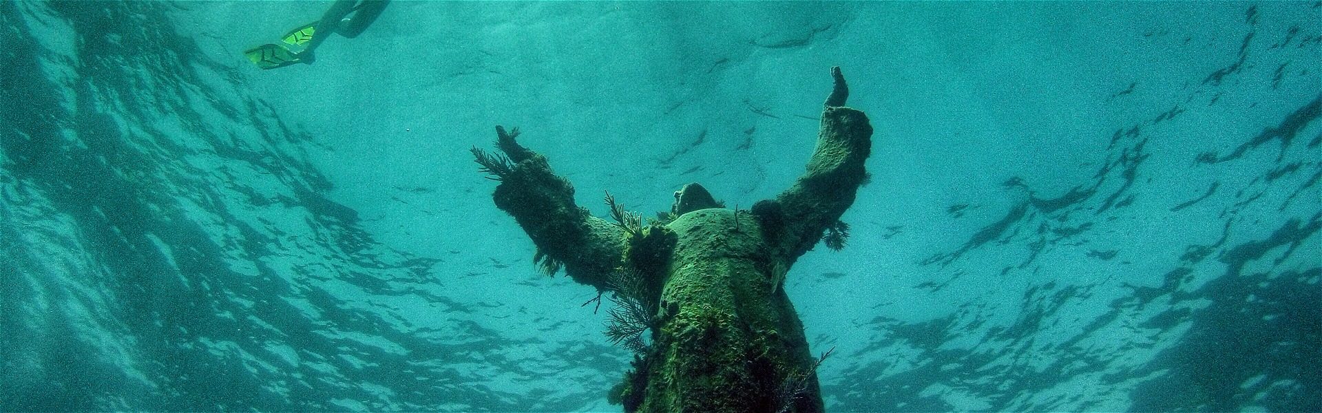 Christ of the Abyss at John Pennekamp State park in Key Largo